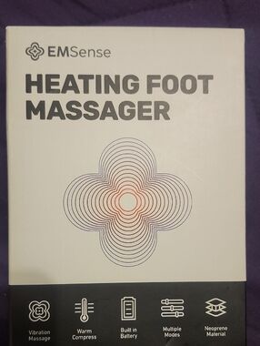 EMSense Heating Foot Massager - Black